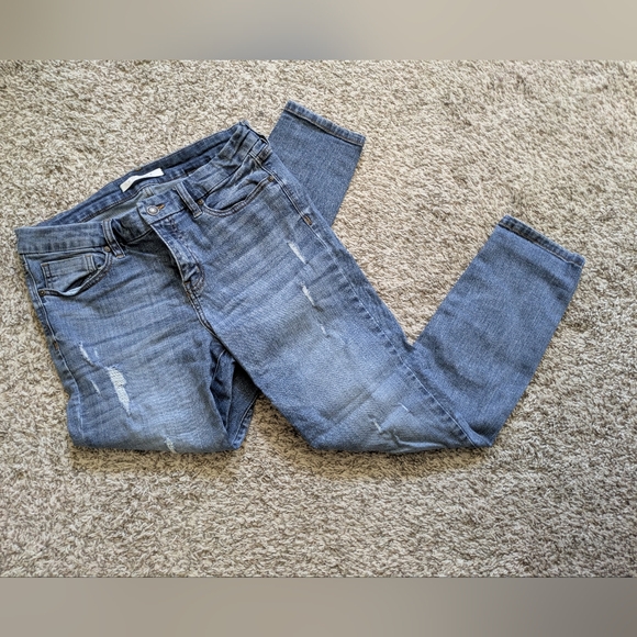 Eunina Breta Mid Rise Skinny Roller Jean Size 11 - Picture 2 of 5